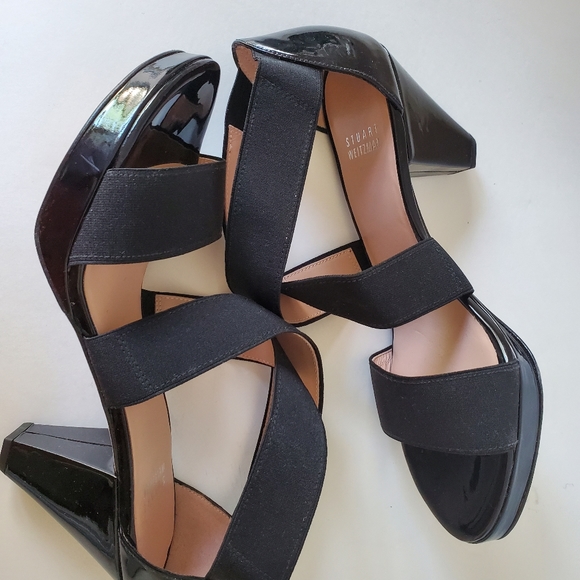 Stuart Weitzman criss cross platform sandals 6.5 M - Picture 7 of 7
